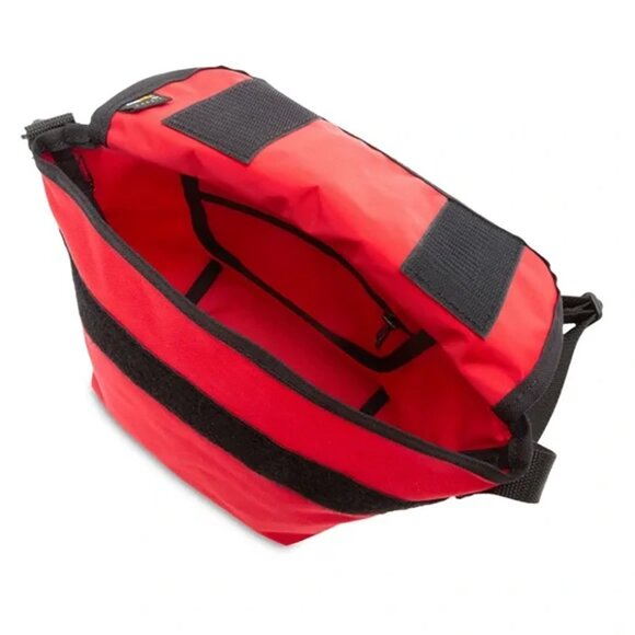 Manhattan Portage Nylon Messenger Bag - Red - Picture 3 of 13